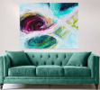 Abstract luminescence | Oil And Acrylic Painting in Paintings by Lorraine Downey Artist. Item made of canvas with synthetic