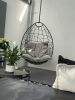 Studio Stirling Nest Egg in Private Home in Cape Town | Swing Chair in Chairs by Studio Stirling. Item made of steel works with minimalism & contemporary style