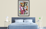 Sister Delaunay | Oil And Acrylic Painting in Paintings by EDVARDA. Item made of canvas & synthetic