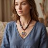 Zodiac Rat Avalokiteshvara Thangka Pendant Art | Ornament in Decorative Objects by Dynasty Artisan. Item made of metal compatible with contemporary and eclectic & maximalism style