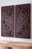 Nova- Ultra Dimensional Plaster Art | Wall Sculpture in Wall Hangings by Blank Space Studios. Item composed of wood & stone compatible with boho and eclectic & maximalism style