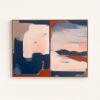 'Shared Aspirations', original painting by Sarah Kelk - SOLD | Oil And Acrylic Painting in Paintings by Sarah Kelk. Item in mid century modern or contemporary style