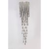 AK4002RD SKINNY RAIN ROUND | Chandeliers by alanmizrahilighting | New York in New York. Item composed of glass