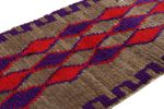 Vintage Moroccan Runner with Polychromatic Diamond Patterns | Area Rug in Rugs by Rug and Kilim