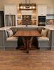 Solid Walnut Breakfast Nook Table | Dining Table in Tables by Pelican State Woodworks