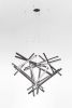 Diamond chandelier | Chandeliers by Next Level Lighting. Item made of wood