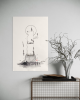 FRAMEWORK. No.1: Vessel for Small Worlds 18x12 $100 | Prints by Sean Cottman Art. Item made of paper compatible with mid century modern and contemporary style