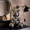 Middle Stainless Steel Bear Gabriel | Sculptures by IRENA TONE. Item composed of steel in minimalism or art deco style