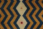 Vintage Persian Gabbeh Rug with Polychromatic Geometric | Area Rug in Rugs by Rug and Kilim