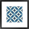 Framed Poster - Art Print 4x4 Folha Oliveira - Azul | Prints by Alzuleycha. Item made of paper compatible with mediterranean style