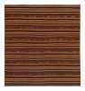 1950s Vintage Turkish Kilim rug in Multicolor Stripes | Area Rug in Rugs by Rug and Kilim