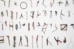 ALFABETO ARCAICO | Wall Sculpture in Wall Hangings by CARMINE REZZUTI