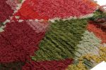 Vintage Azilal Moroccan Runner in Polychromatic geometric | Area Rug in Rugs by Rug and Kilim