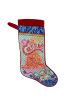 bespoke hand-embroidered needlepoint HOLIDAY STOCKING | Embroidery in Wall Hangings by Mommani Threads. Item composed of wool in contemporary or eclectic & maximalism style