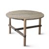 'Drift' coffee table in Lacewood & Ebonised London Plane | Tables by Heliconia Design. Item made of wood works with rustic style