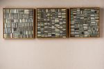 Ingression Tryptich Ceramic and Mosaic Wall Art | Art & Wall Decor by Clare and Romy Studio. Item made of stoneware compatible with boho and mid century modern style