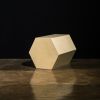 Goatskin Side Table by Costantini, Pergamino Hex Chico | Tables by Costantini Design. Item made of wood
