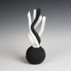 Modern Sculpture, "Wild Ones 38", Ceramic Sculpture  7" | Sculptures by Anne Lindsay. Item made of ceramic works with contemporary & modern style