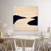 Somewhere Down That Crazy River | Oil And Acrylic Painting in Paintings by Kim Painter Art. Item composed of birch wood in boho or minimalism style