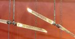 Uccello | Chandeliers by Hyland Glass. Item composed of brass and glass