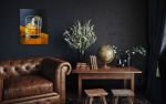 'Rocks' Fine Art Print | Prints in Paintings by Jenny Stewart's Fine Art. Item composed of canvas & aluminum compatible with contemporary and industrial style