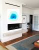 Pool Conundrum | Oil And Acrylic Painting in Paintings by LESLIE MORGAN ART. Item made of wood with synthetic