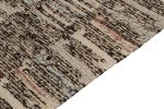 Textural Modern Kilim rug in White, Black, Multicolor | Area Rug in Rugs by Rug and Kilim