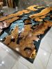 Epoxy Dining Table - Wood Modern Table | Tables by TigerWoodAtelier. Item composed of walnut and aluminum in eclectic & maximalism or art deco style