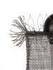 "Fringe I" - Steel Wire Mesh Art Pendant Light - Medium | Pendants by Anne Lindsay. Item made of steel compatible with contemporary and eclectic & maximalism style