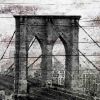 The Brooklyn Bridge | Oil And Acrylic Painting in Paintings by Irena Orlov. Item composed of wood & canvas