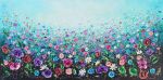 Flourishing Floral | Oil And Acrylic Painting in Paintings by DaggArt. Item made of canvas with synthetic