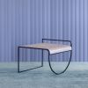 SW Side Table, Cane | Tables by soft-geometry. Item composed of wood & steel