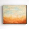 Morning Glow Encaustic Painting | Oil And Acrylic Painting in Paintings by Linda Cordner. Item made of birch wood & synthetic