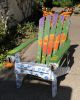 Of Poppies and Pollinators | Accent Chair in Chairs by Vanessa Thomas | The Dublin Wave Waterpark in Dublin. Item composed of wood