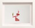 Vacation 7 (framed) | Mixed Media by Dyanna Dimick (DYD ART). Item composed of paper in contemporary style