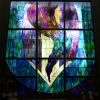 Energy Flow | Glasswork in Wall Treatments by Celinder's Glass Design | Golden Circle Church in Santa Ana. Item composed of glass