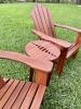 African Mahogany Adirondack Chair set | Lounge Chair in Chairs by Wolfkill Woodwork. Item made of wood