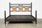 Modern Solid Exotic King Sized Wood Bed by Costantini, Luigi | Beds & Accessories by Costantini Design. Item composed of wood & fiber