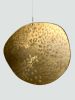 Suspended Cumulus in Gold I | Sculptures by Claudine Gevry Studio. Item composed of aluminum compatible with minimalism and contemporary style