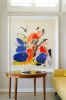 Blue Notes No. 1 | Oil And Acrylic Painting in Paintings by Daylight Dreams Editions. Item made of paper compatible with mid century modern and contemporary style