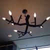newGROWTH2 LED chandeliers | Chandeliers by CP Lighting | The Green-Wood Cemetery in Brooklyn. Item made of aluminum