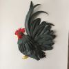 Gray rooster | Decorative Objects by carlo urgese. Item composed of paper compatible with japandi and modern style