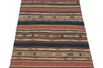 Vintage Shahsavan Persian Kilim with Geometric Patterns | Area Rug in Rugs by Rug and Kilim