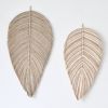 Set of Leaves Sculptures | Wall Sculpture in Wall Hangings by YASHI DESIGNS. Item made of canvas compatible with mid century modern and contemporary style