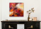 Fire Flight | Mixed Media in Paintings by AnnMarie LeBlanc