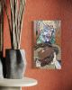 Mysterious Bird | Wall Sculpture in Wall Hangings by Gila Mosaics Studio. Item composed of ceramic and glass in boho or country & farmhouse style
