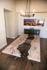 4x9ft River Table w/glass inlay in French Mappa Burl Wood | Dining Table in Tables by Lumberlust Designs. Item composed of wood and steel