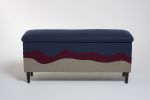 Lake - Large upholstered blanket box | Benches & Ottomans by Sadie Dorchester | London in London