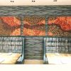 Wine Cork Art Installation | Wall Sculpture in Wall Hangings by Erin Harris | Renaissance Newport Beach Hotel in Newport Beach. Item made of wood