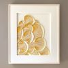 Golden Oysters on-edge paper art | Wall Sculpture in Wall Hangings by JUDiTH+ROLFE. Item composed of paper in boho or contemporary style